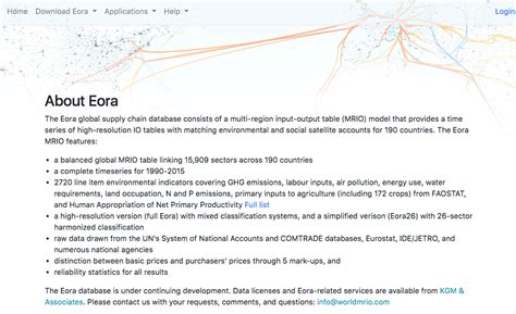 eora database.